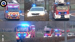 Convoi Pompiers  Police  Départ Incendie [upl. by Husch858]