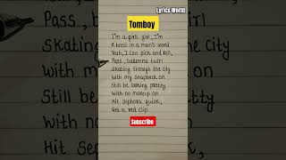 Tomboy  Destiny Rogers shorts lyrics lyricsstatus song music songlyrics yt tomboy ytshorts [upl. by Akkin]