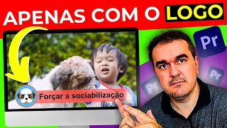 🟣Como fazer TARJA com TEXTO no PremiereSIMPLES e no PASSO a PASSOTarja adobe premiere [upl. by Timotheus191]