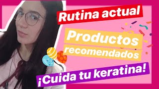 KERATINA CUIDADOS DEL CABELLO DESPUES DE APLICARLA RUTINA FACIL FUNCIONA 2019 🧖🏻‍♀️⭐️🌟✨ [upl. by Lusty]