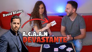 ACAAN di DAVID BLAINE super DEVASTANTE Tutorial trucco di magia con le carte [upl. by Ecirtal]