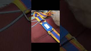 How to fasten D ring belt or Strap in seconds [upl. by Naves156]