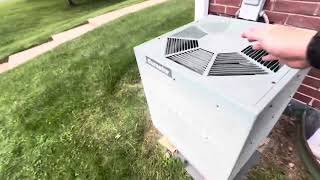 HVAC Heaven Part 1 Tons of 1996 Rheem Corsaire Air Conditioners Running [upl. by Geraldine]