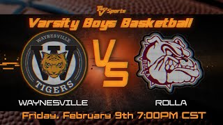 Waynesville vs Rolla Varsity Boys Basketball [upl. by Airdua]