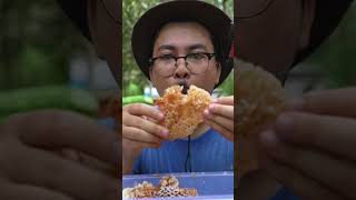 ASMR Eating Raw Honeycomb In The Forest 🐝 shorts [upl. by Delos363]