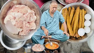 POPULAR ROADSIDE MUTTON BRAIN MASALA RECIPE 🔥  Delicious Maghaz Masala  Bheja Fry [upl. by Kalmick681]