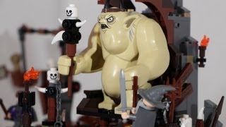 Lego The Hobbit The Goblin King Battle Review [upl. by Arymat167]