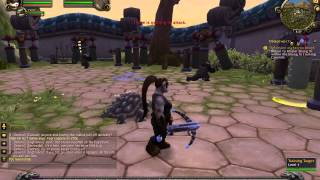 Pandaren Hunter Female Animations  WoW Warcraft Mists Of Pandaria Beta [upl. by Ahsienak]