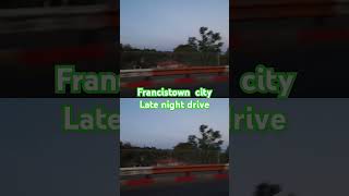 Late night drive in francistown  travel sunset vlog [upl. by Jasisa]