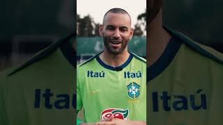 SELEÇÃO BRASILEIRA NO CT DO PALMEIRAS [upl. by Remmos]