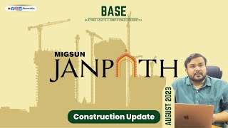 Migsun Janpath  Construction Update  Commercial Investment  Studio  Office Spaces  Shops [upl. by Atkins712]