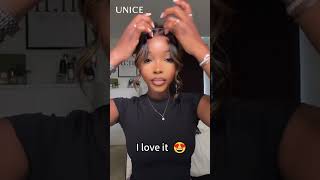 😻😻New Fav color wig for Fall Hair from uniceamazon [upl. by Streeter598]