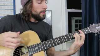 Home Guitar Lesson  Edward Sharpe and the Magnetic Zeros [upl. by Korns]