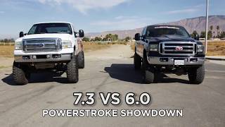 Ford Powerstroke Showdown 73 vs 60  Which Is Best [upl. by Rainwater146]