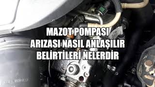 Mazot Pompası Arızası Nasıl Anlaşılır  Dizel Yakıt Pompası Arızası Belirtileri Nelerdir [upl. by Idden376]