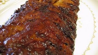 Bettys Barbecued Baby Back Ribs ◆ Full 4th of July Dinner Shown [upl. by Jonina747]