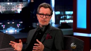 Entertainment City Gary Oldman apologizes on Kimmel Transformers New York premiere [upl. by Oleg783]