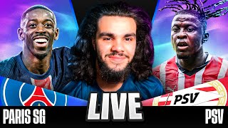 🔴PSG 11 PSV • Champions League LIVE WATCH ALONG [upl. by Jarl590]