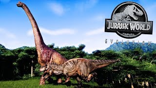 SAFARI DOS DINOSSAUROS 4  TREX AMEAÇADOR no Vale Encantado  Jurassic World Evolution  PTBR [upl. by Shay60]