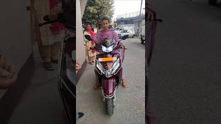 New member🛵❤️Diwali gift for Shivani🥰newscootyfirstridediwali2024diwalispecialdiwaligiftshorts [upl. by Nauqed]