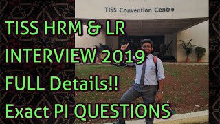 TISS HRM Interview 2019 PI questions experience [upl. by Mutua]