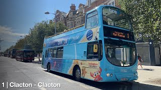 Hedingham 502 LF52 ZNE  Wright Eclipse Gemini Volvo B7TL Voith  Route 1 [upl. by Abramson951]