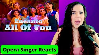 Encanto  Cast  All Of You  Opera Singer Reacts [upl. by Anihcak]