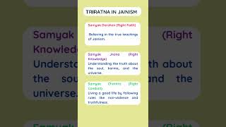 Triratna in JAINISM  jainism [upl. by Willie989]