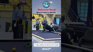 Welcome Back Birol UYMAZ billiards 3cushion [upl. by Ahtoelc]