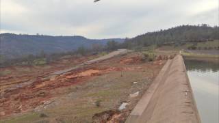 Oroville Spillway February 13 2017 [upl. by Arianne139]