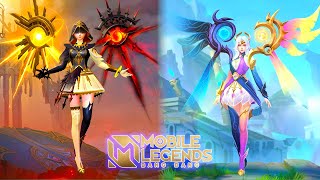 Lunox  Dawn Revelation Skin VS Eyes of Eternity Skin  MLBB [upl. by Harmaning752]