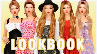 FEMALE DRESS CC FOLDER 💗 Sims 4 Create A Sim FEMALE LOOKBOOK  FULL CC LIST MODS FREE DOWNLOAD [upl. by Yllah217]