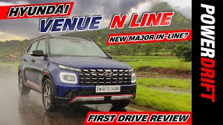 Hyundai Venue N Line  What Does Rs 13 Lakh Get You  First Drive Review  PowerDrift [upl. by Ahsiuq137]