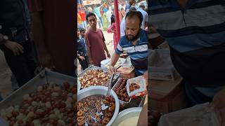 Selling Popular Yummy kalojam misti at village Mela kalojamsweet kalojammisti streetfood [upl. by Lemieux]