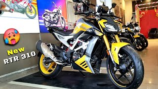 2025 New TVS Apache RTR 310 All Details and Review  RTR 310 पूरा सच जान लो [upl. by Paymar]