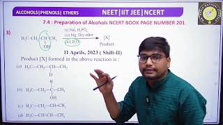 IITJEE PYQs  Alcohols Phenols and Ethers NCERT Line by Line  Page200 neet2025 class11 class12 [upl. by Suolhcin]