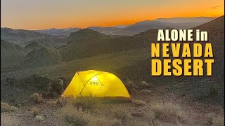 Nevada Desert WILDERNESS  Backpacking Solo  OUTLAW Trail History [upl. by Zaraf]