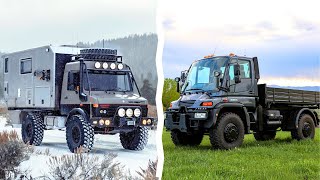 Custom Unimog Camper Tour amp Super Rare Unimogs [upl. by Nabetse666]