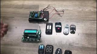 How to Program Remote Control duplicator programming copy clone gate 433mhz Garage door remote key [upl. by Huba]