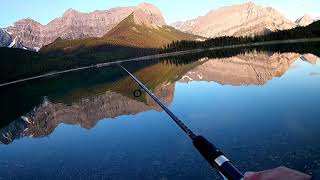 Fishing at Upper Lake kananaskis July 2019 [upl. by Marve338]