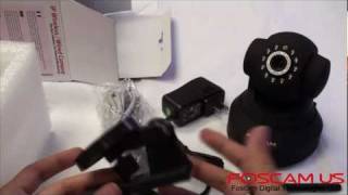 Foscam FI8918W Wireless IP Camera Unboxing [upl. by Aropizt]