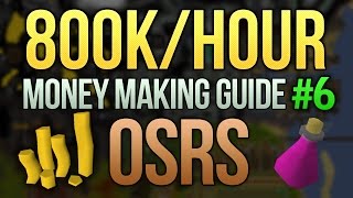 OSRS 800KHour Money Making Guide Herblore Method 6 [upl. by Tomi]