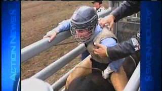 Bull Riders Compete In Toughest Sports On Dirto [upl. by Ajile916]