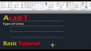 How To Make a Custom LineType  Types of Line  AutoCAD Tutorials [upl. by Eugirne518]