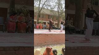 Part2💃🤩college dance performance 💃 trendingshorts viralvideo haryana haryanisong shortfeed [upl. by Odanref]