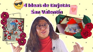 Tarjetas para San Valentín  Fáciles de hacer [upl. by Emlynn621]