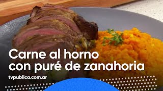 Carne al horno con puré de zanahoria  Cocineros Argentinos [upl. by Jem]