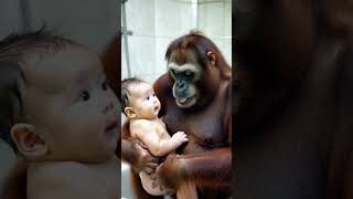 Orangutan and baby [upl. by Hedwiga]