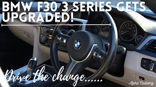 BMW F30 GETS A NEW ANDROID SCREEN amp REVERSE CAM [upl. by Inek]