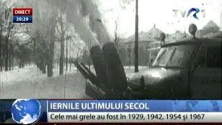 Imagini de Arhivă Cele mai grele ierni ale secolului 20 [upl. by Brag814]